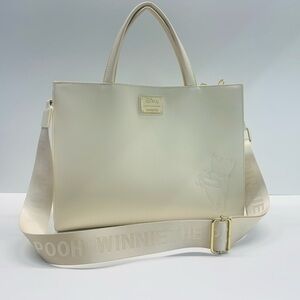 Disney x Winnie the Pooh Cream Tote Bag - Adorable and Spacious!